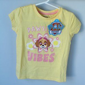 Paw Patrol Size 2T Yellow Skye T-shirt